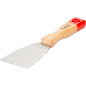 Putty knives  060mm Strend Pro, steel, wooden handle