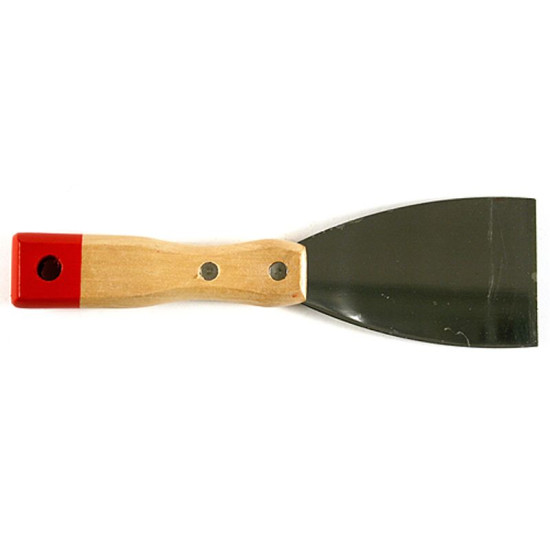 Putty knives 070mm Strend Pro, steel, wooden handle Putty knives 070mm Strend Pro, steel, wooden handle