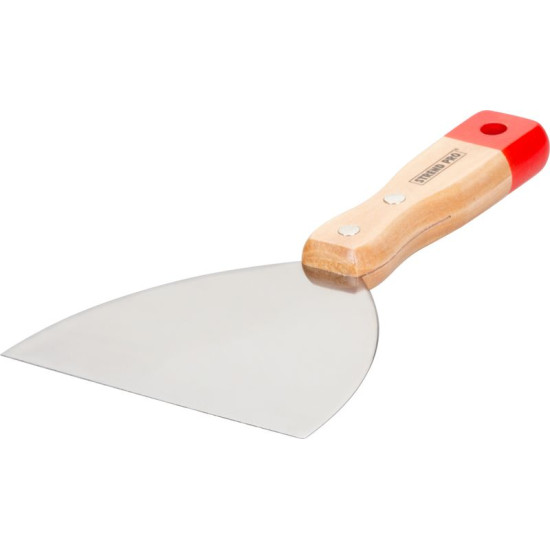 Putty knives 125mm Strend Pro, steel, wooden handle