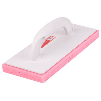 Trowel with sponge 260x120x22mm Strend Pro Premium, PVC handle  pink spongie