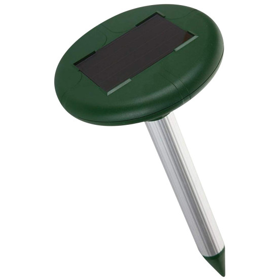 Mole repeller, plastic, solar