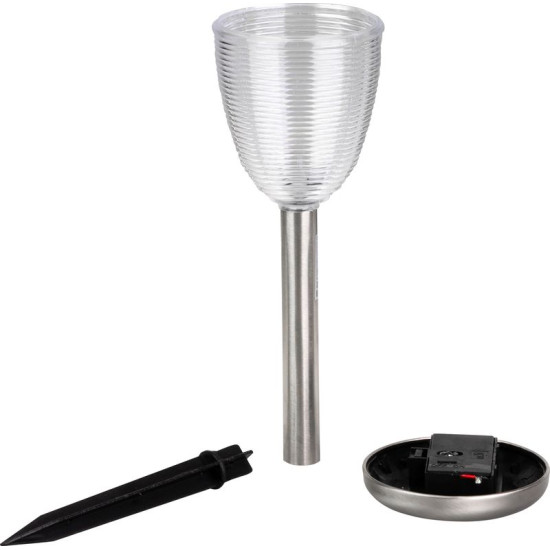 Lampa dārza Solar Baham, 38 cm, 1 LED, AS, iepakojumā 12 gab