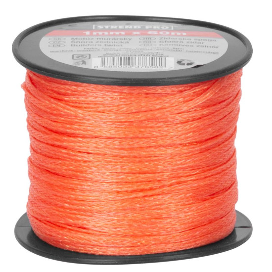 Builders twist Strend Pro oranža, 1,7 mm, 50 m