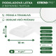 Nonwoven fabric 2,0x10m 17g/m2, white.