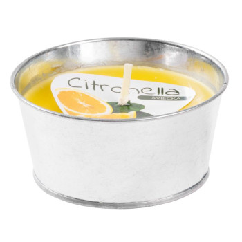 Свеча Citronella CB146, репеллент, ведерко, 130 г, 120х60 мм