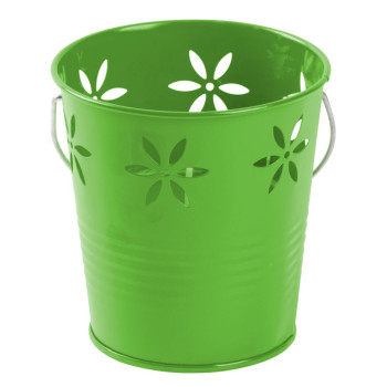 Свеча Citronella CB197, репеллент, ведерко, смесь зеленый/желтый, 160 г, 110х105 мм