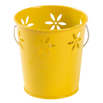 Свеча Citronella CB197, репеллент, ведерко, смесь зеленый/желтый, 160 г, 110х105 мм