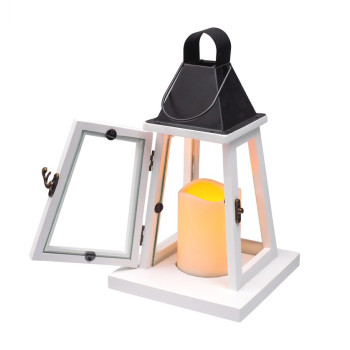 Фонарь MagicHome LW8823, 17х17х33 см, светодиодный, 3хААА, дерево