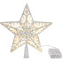 MagicHome Christmas Star, пластик, таймер, 10xLED теплый белый, 25 см, 2xAA