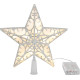 MagicHome Christmas Star, пластик, таймер, 10xLED теплый белый, 25 см, 2xAA MagicHome Christmas Star, пластик, таймер, 10xLED теплый белый, 25 см, 2xAA