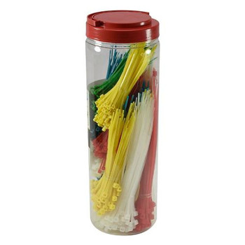 Набор нейлоновых стяжек 150x2,5 мм, 1000 шт, многоцветный