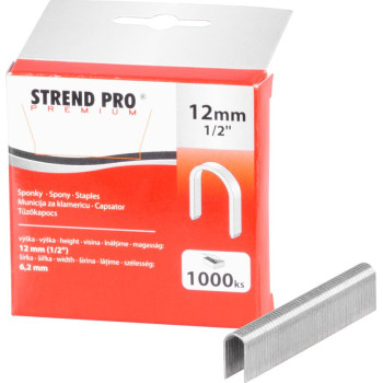 Скобы полукруглые Strend рro рremium 1612, 12 мм, уп. 1000 шт.