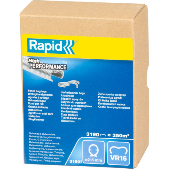 Clip Rapid® VR16, Zn, 3190 pcs
