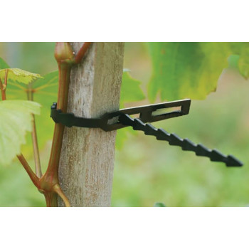 Garden tie HG6171-C, 220 mm, packaging 80 pcs, green