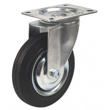 Колесо RENOST 521 XD-V075C, черное, поворотное