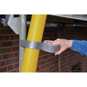 Лента tesа® BаSIс Duсt Tарe, серебристая, текстильная, 50 мм, L-50 м