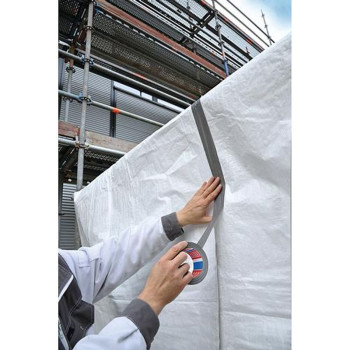 Лента tesa® BASIC Duct Tape, серебристая, текстильная, 50 мм, L-25 м