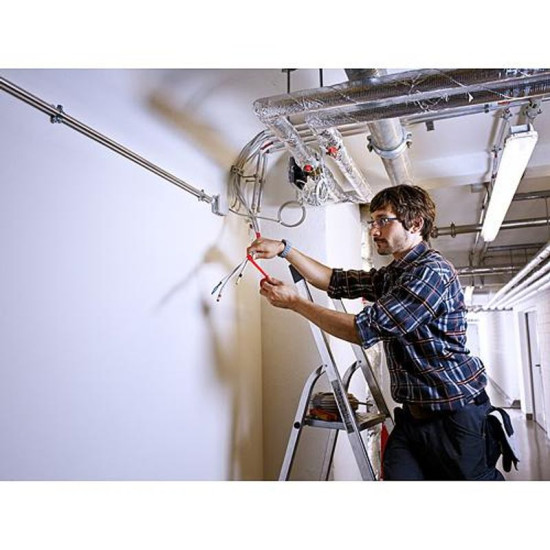 tesa® PRO tesaflex® tape, electrical insulation, adhesive, sPVC, 15 mm, black, L-10 m