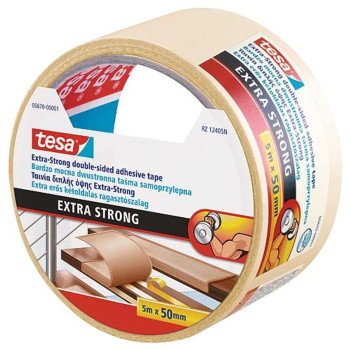 Лента tesа® Extrа STRONG рermаnent, фольга, белая, 50 мм, L-5 м