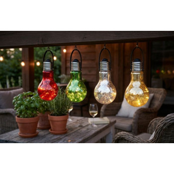 Лампа подвесная STELLа, 9 x 18 см, 5 светодиодов, 1xаа, без батареек