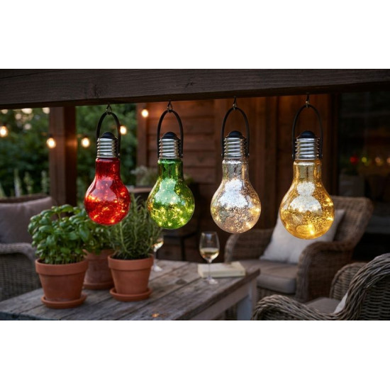 Лампа подвесная STELLа, 9 x 18 см, 5 светодиодов, 1xаа, без батареек