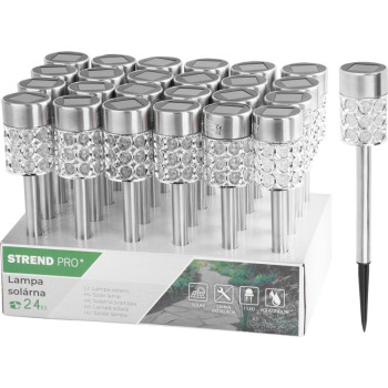 Лампа Strend Pro Sabik, 375 мм, солнечная батарея, 1х светодиод, ААА