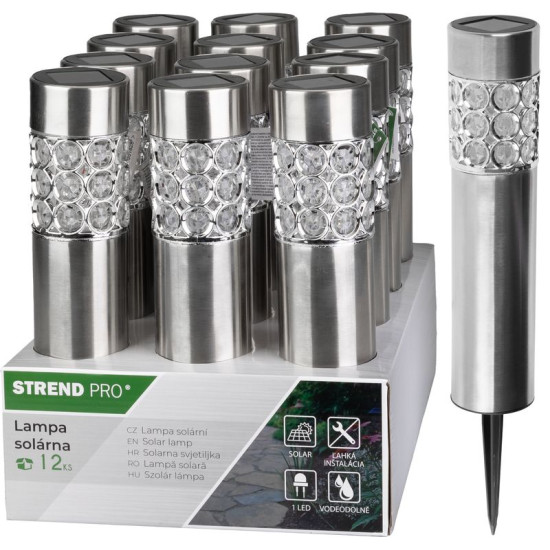 Lampa Solar Wezen, 375 mm, 1 LED, AAA iepakojumā 12 gab