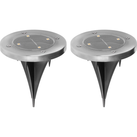 Лампа Strend Pro Gruid, 115x140 мм, солнечная батарея, 4x LED, АА