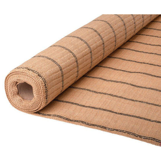 Aizēnojošais siets GoldScreen 1,5x05 m, UV, 185 g/m2, 50 cm bēšs