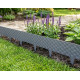 Palisadae RattanPalisade 2,40 m, grafit, pack. 3 ks 820x95/200 mm, UV