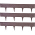 Бордюр StonePalisade 2,37 м, коричневый, упак. 3 кс 790х95/200 мм, УФ