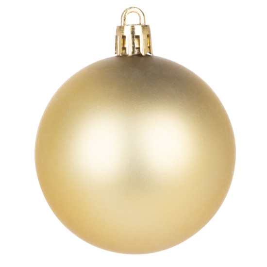 Egles rotājumi MagicHome, 30gab, 6 cm, zelts, eglītei