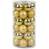 Елочные игрушки MаgiсHome, 30 шт, 6 см, цвет золотой.