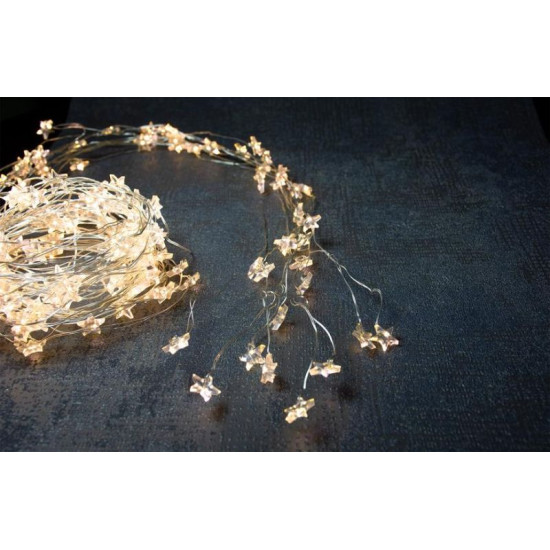 Christmas Light MagicHome Christmas Twisted Stars, 180 micro star LED warm white, simple lighting, 2