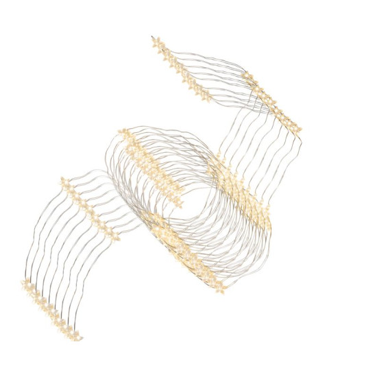 Christmas Light MagicHome Christmas Twisted Stars, 180 micro star LED warm white, simple lighting, 2