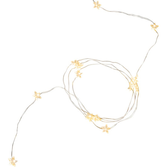 Christmas Light MagicHome Christmas Twisted Stars, 180 micro star LED warm white, simple lighting, 2