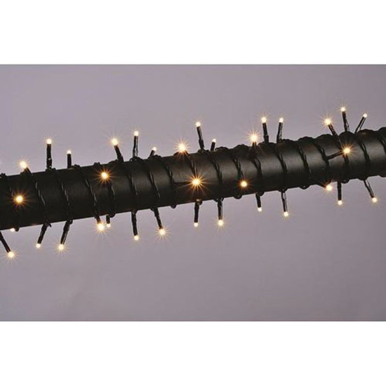 LED virtene Ziemassvētku MagicHome 230V, 14 m, 140 LED silti balta