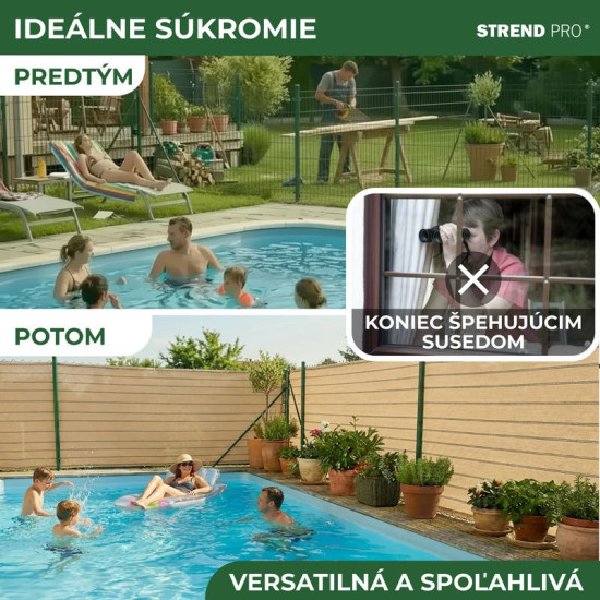 Затеняющая сетка GoldSсreen WE 1,0x10 м, УФ, 185 г/м2, бежевая