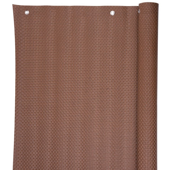 Stove fire screen Polyratan 77 0.9x3 m, UV, 800 g/m2, brown