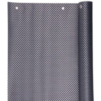 Ширма Полиратан 77 0,9х3 м, УФ, 800 г/м2, антрацит, затемняющая для балкона