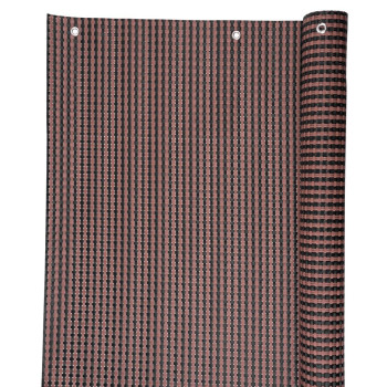 Экран Полиратан 77 0,9х3 м, УФ, 800 г/м2, коричнево-черный, затеняющая для балкона