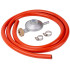Gas regulator with 2m hose and 2pcs clamp C31/UK8mm/EN12864