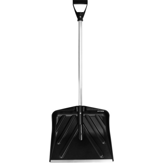 Snow shovel ANSNOW P9, 435x390 mm, plastic head, with Alu handle