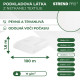 Nonwoven fabric 1,6x100m 17g/m2, white. roll packing