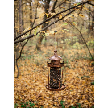 Кормушка Strend Pro, для птиц, 32х17см, 950мл, пластик, металлическая сетка