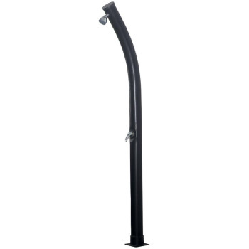 Уличный душ со смесителем Strend Pro Pool, на солнечной энергии, изогнутый, 20л