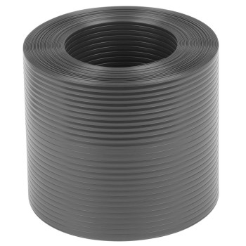 Лента Strend Pro EUROSTANDARD, 190 мм, L-26 м, экранирующая, антрацит, защитная, для панелей забора, 1050 г/м2, ПВХ, RAL7016