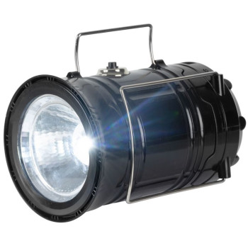 Лампа Strend Pro Camping CL102, LED, 80 лм, 1200мАч, эффект пламени, выход USB, лампа, солнечная зарядка