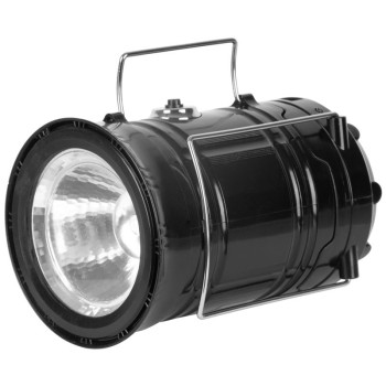 Лампа Strend Pro Camping CL102, LED, 80 лм, 1200мАч, эффект пламени, выход USB, лампа, солнечная зарядка