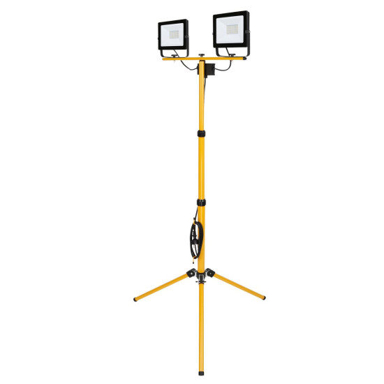 Prožektors Strend Pro Worklight SMD LED BL2-E2, 2x50W, 4000 lm, with stand, cable 2.5 m, IP65